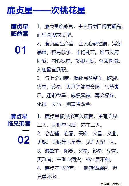 命主廉贞身主天同