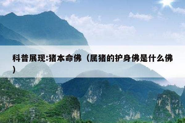 科普展现:猪本命佛（属猪的护身佛是什么佛）