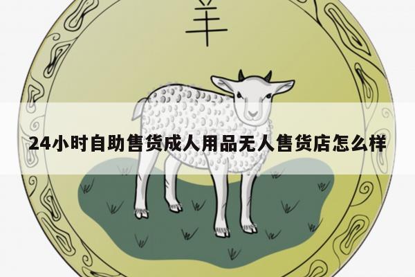 24小时自助售货成人用品无人售货店怎么样